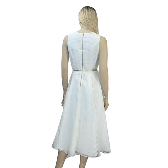 Calvin Klein Belted White Dress - Picture 5 of 9